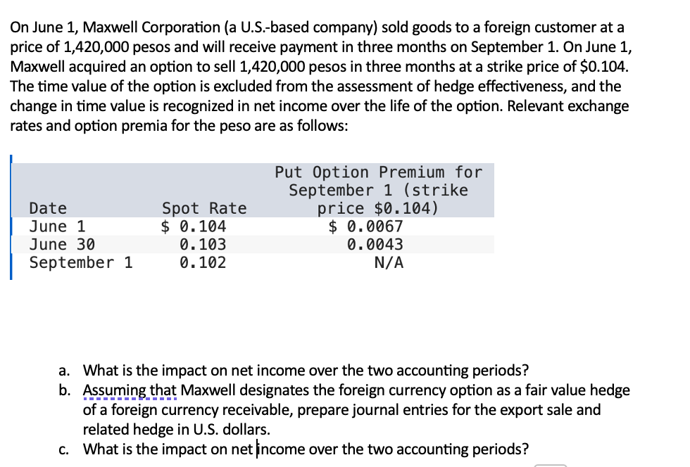 On June 1 , Maxwell Corporation ( a U . S . -