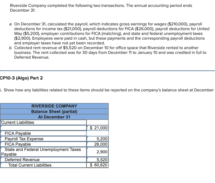 Riverside Company completed the following two