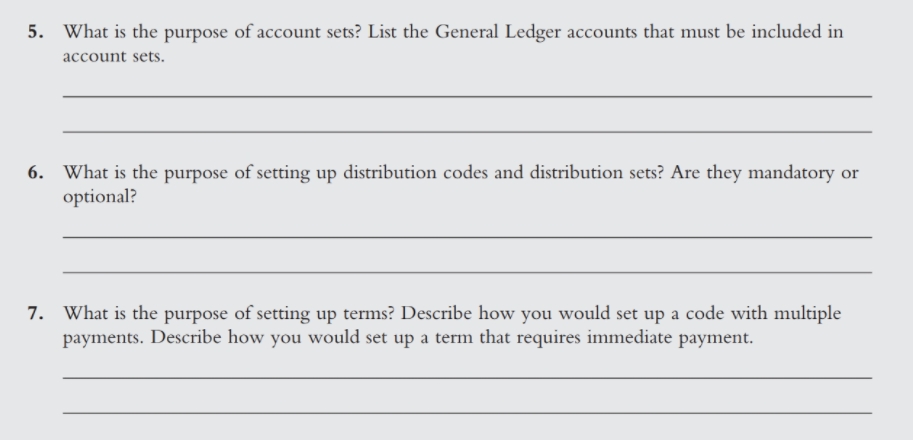 1. If the Accounts Payable module is not
