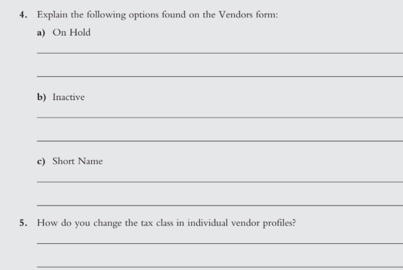 1. If the Accounts Payable module is not