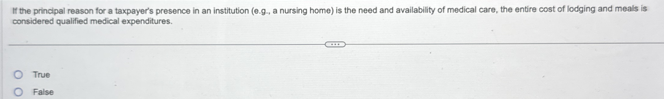 If the principal reason for a taxpayer's presence