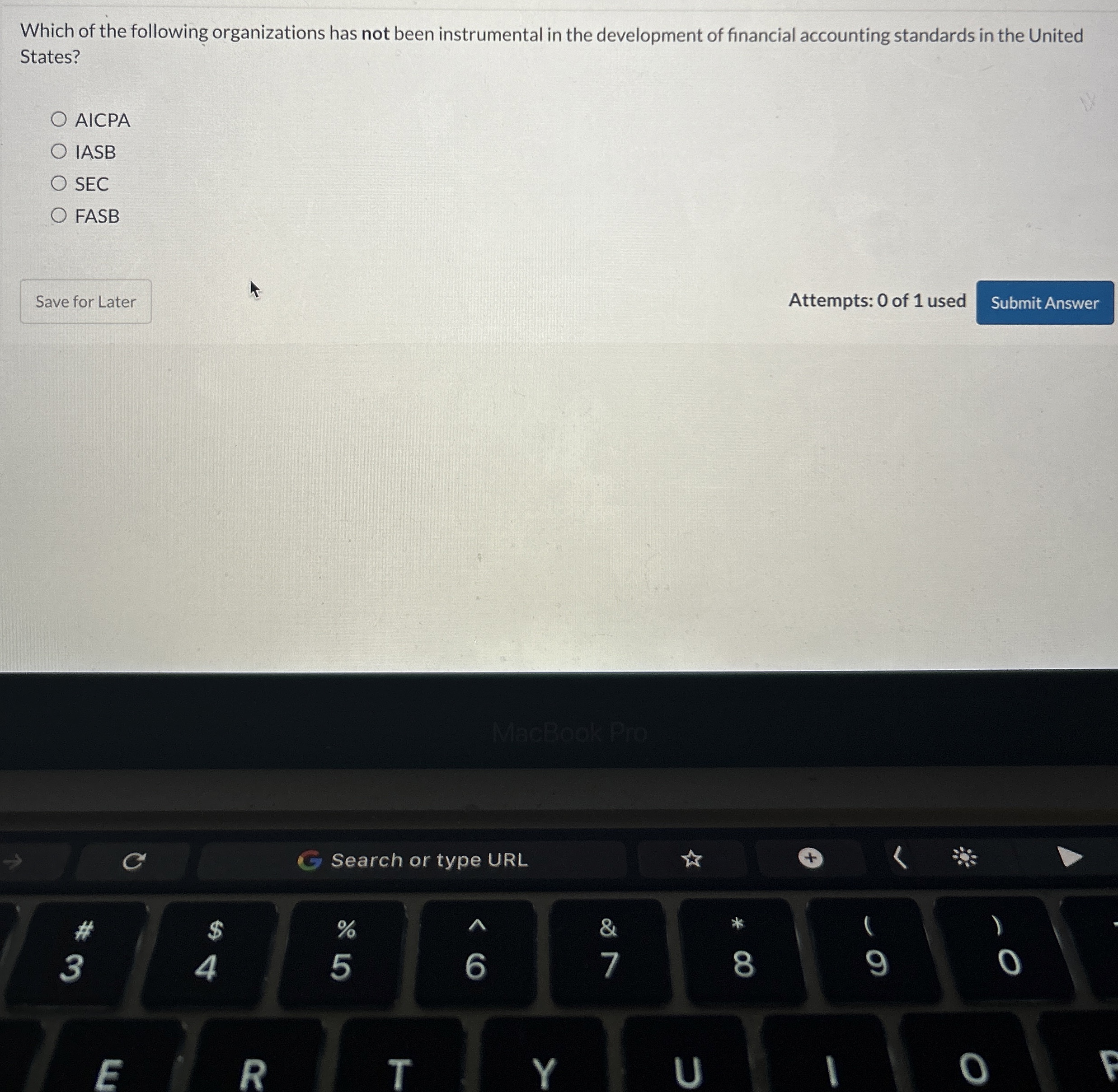Which of the following organizations has not been