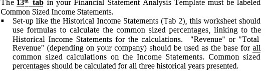 the 1;\" tab in your Financial Statement nalysls