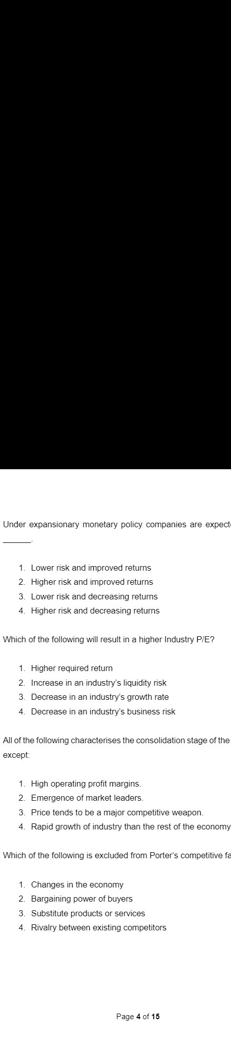 Under expansionary monetary policy companies are