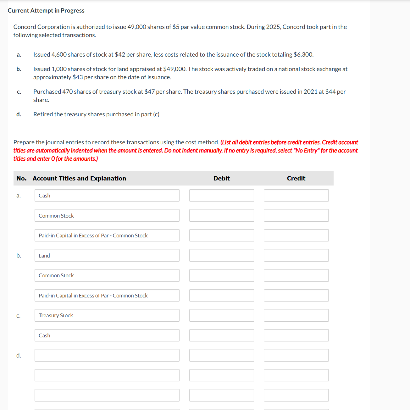 Current Attempt in Progress Concord Corporation