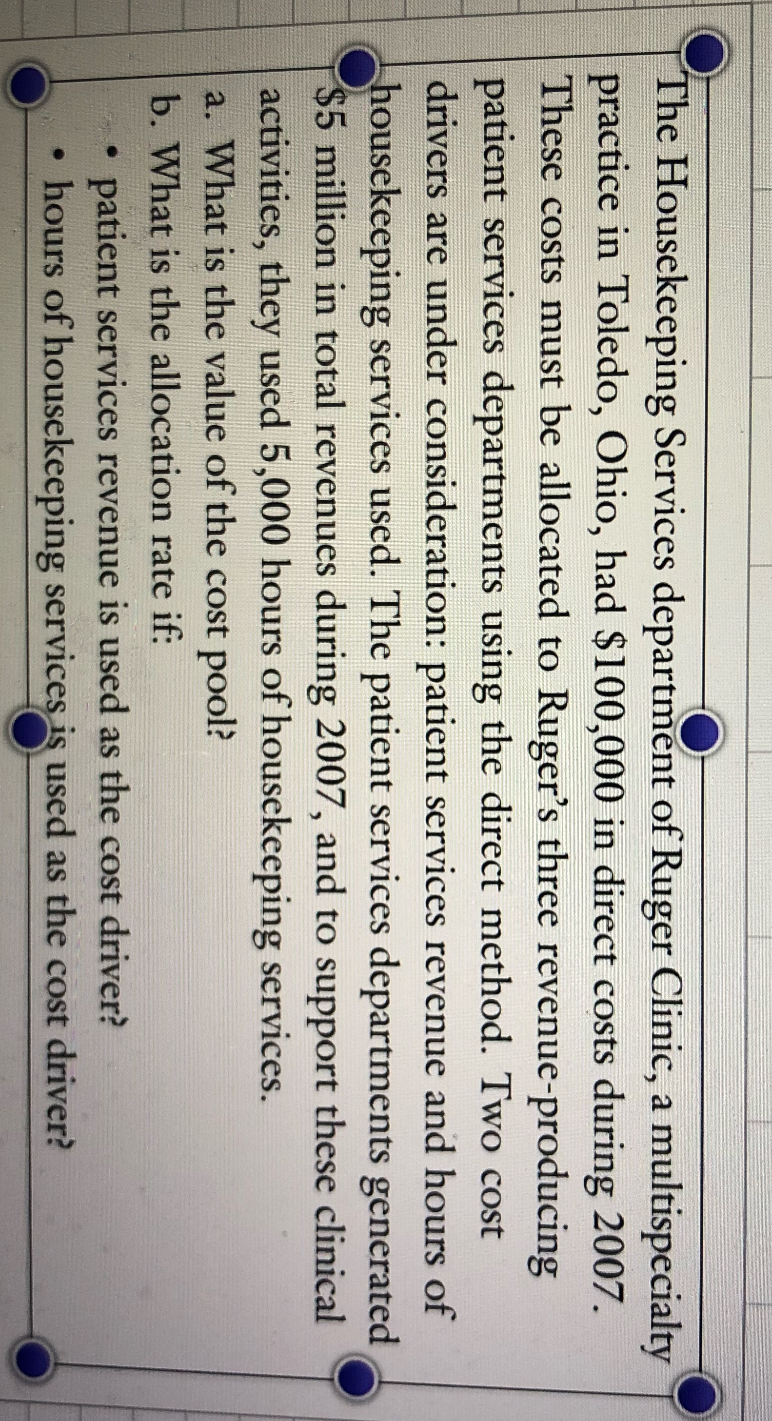 The Housekeeping Services department of Ruger