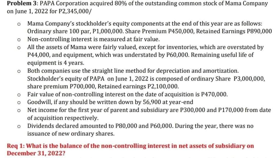 Problem 4-: On lanuary 2. 2030, Panaad Company