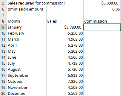 I'm trying my best to use the IF function to get