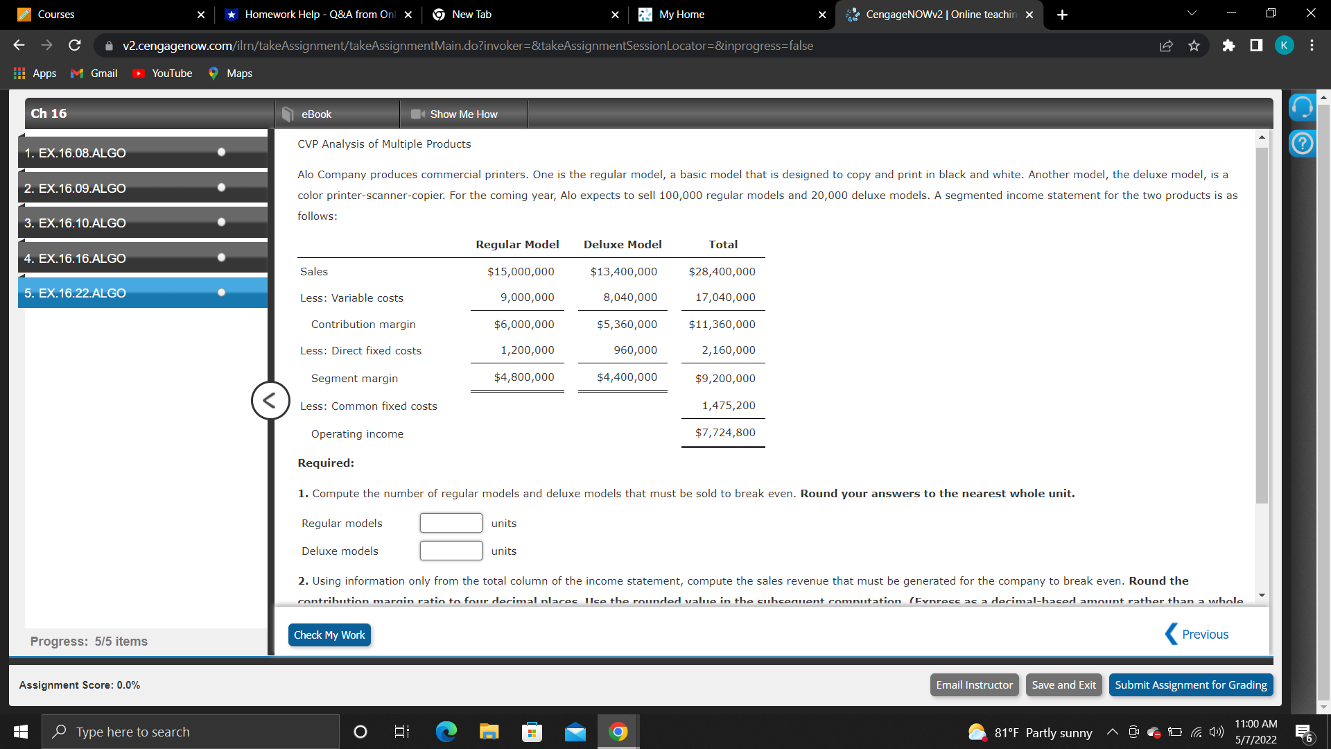 Courses X *Homework Help - Q&A from Onl x New Tab