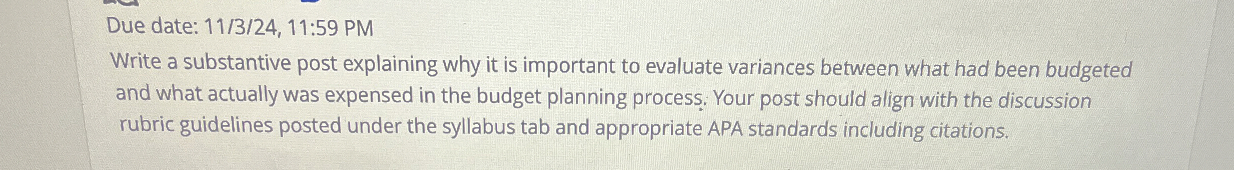 Due date: 1 1 / 3 / 2 4 , 1 1 : 5 9 PM Write a