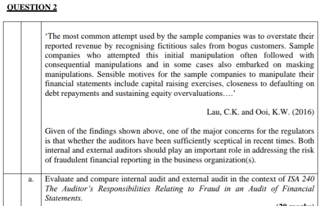 thank you sir QUESTION 2 The most common attempt