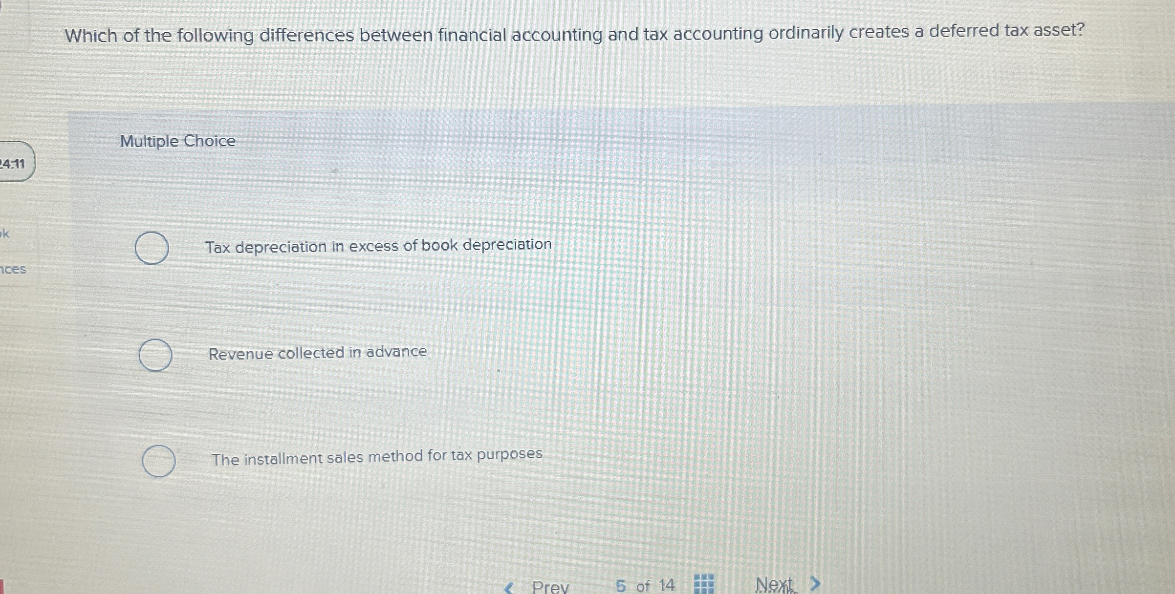 Which of the following differences between