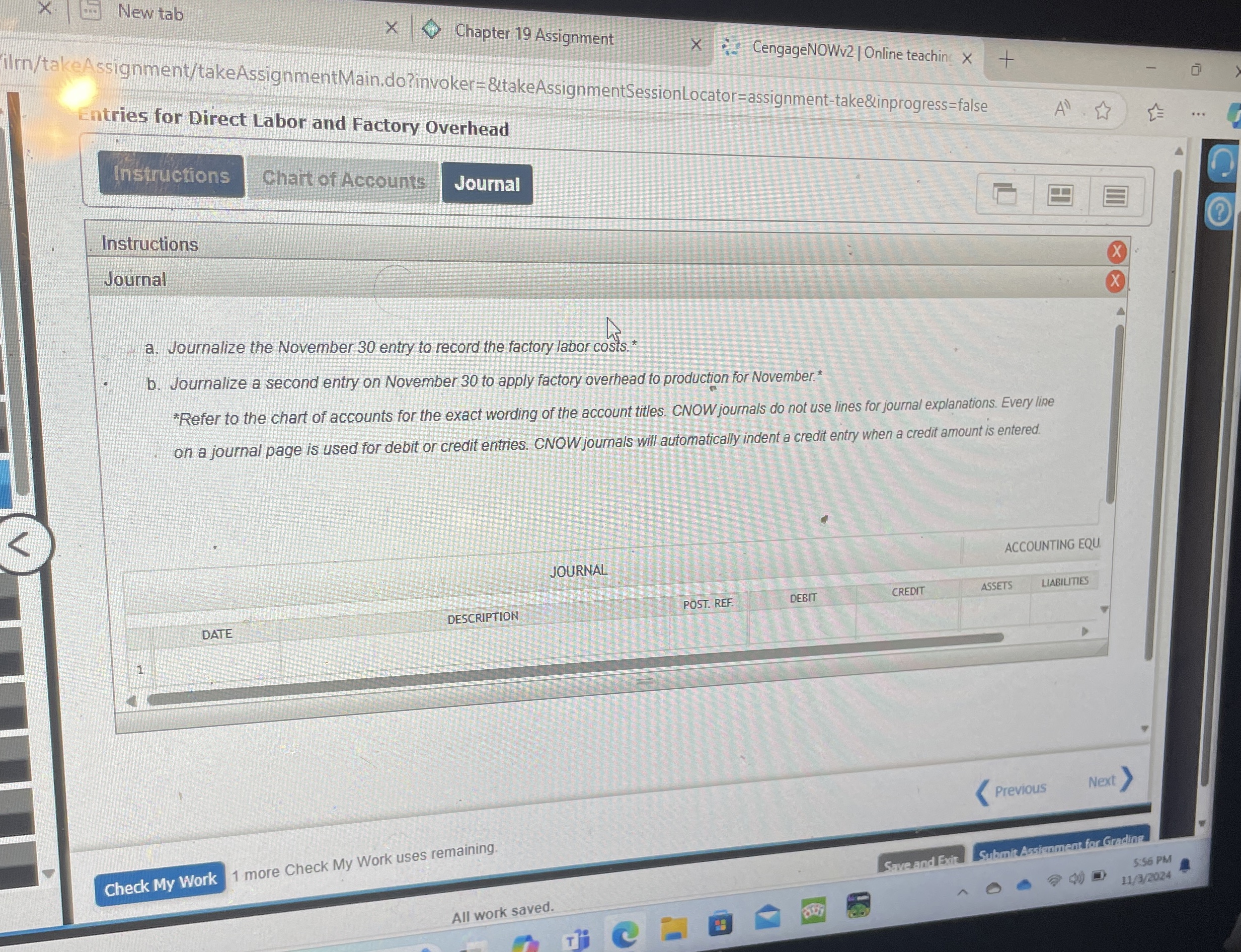 New tab Chapter 1 9 Assignment CengageNOWv 2 |