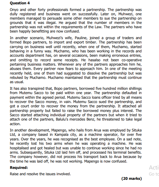 Question 2 Bunda Ltd (BL) is a newly formed