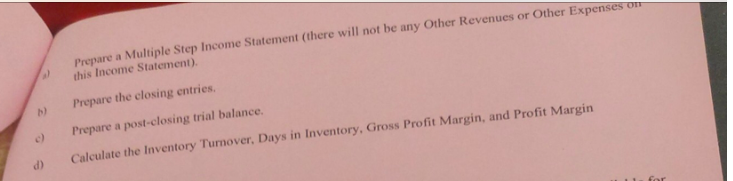 Exercise 4 - Periodic Inventory System - Jim