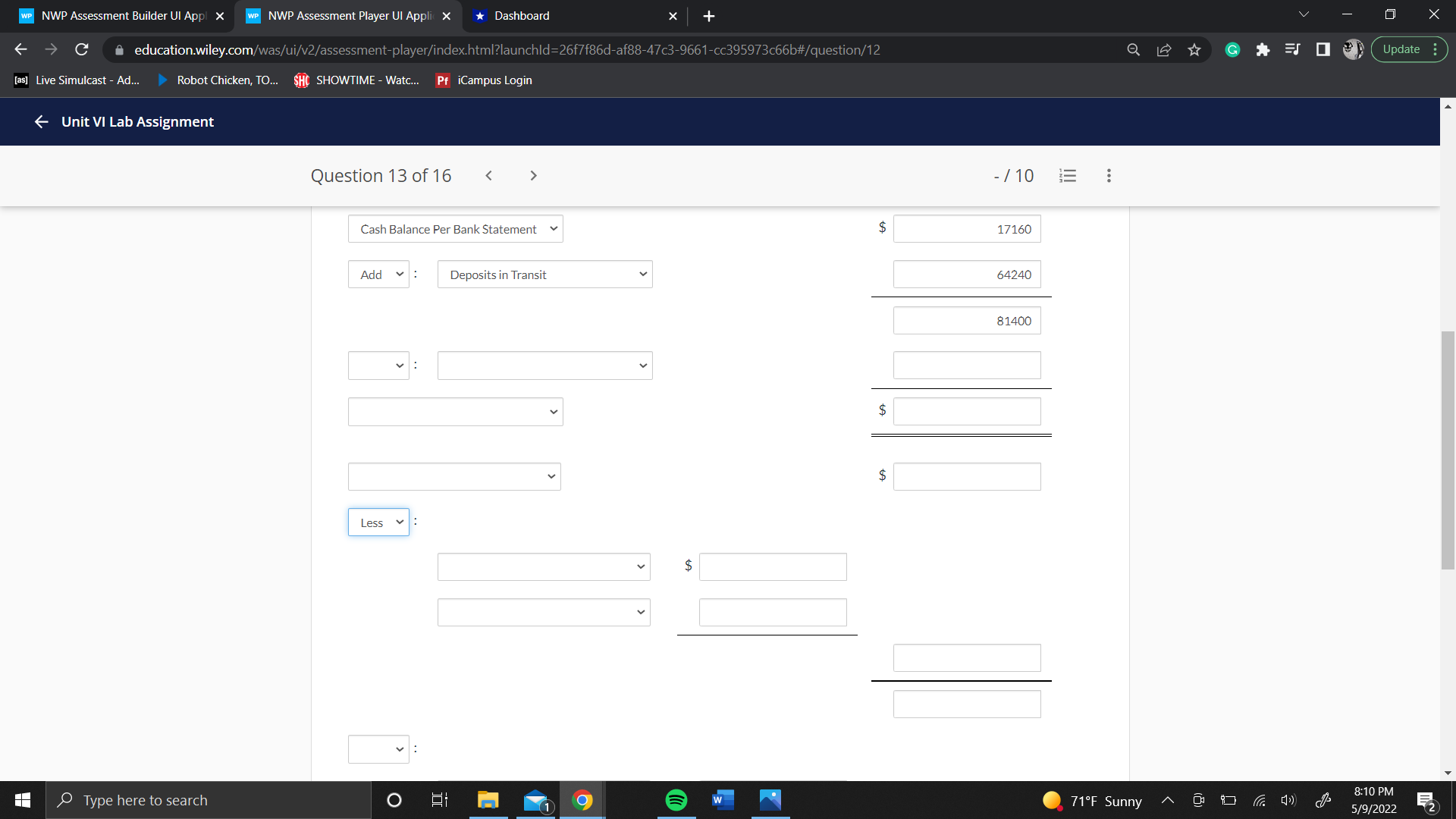 WP NWP Assessment Builder UI Appl X WP NWP