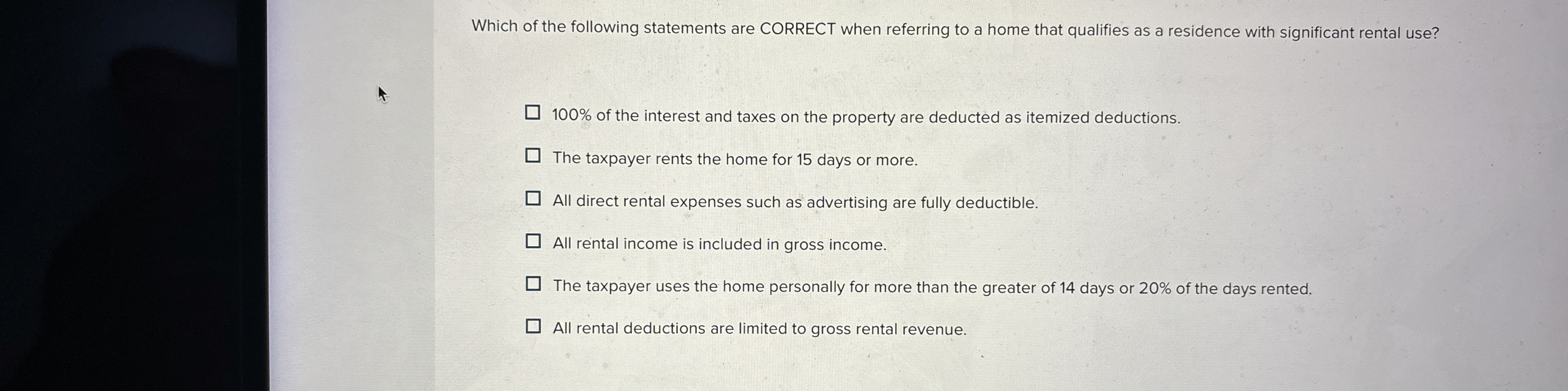 Which of the following statements are CORRECT