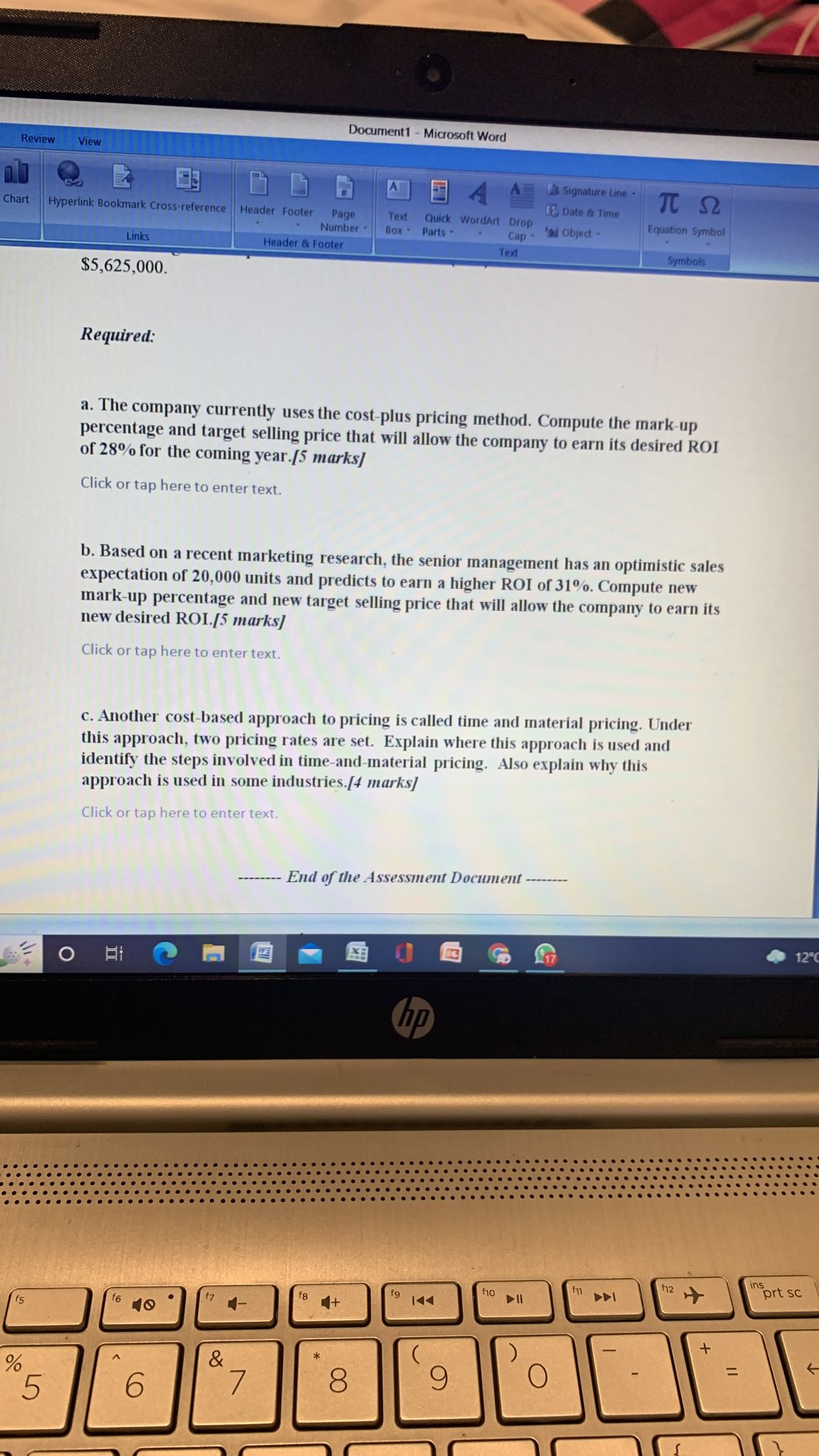 Document1 - Microsoft Word Review View A A A &