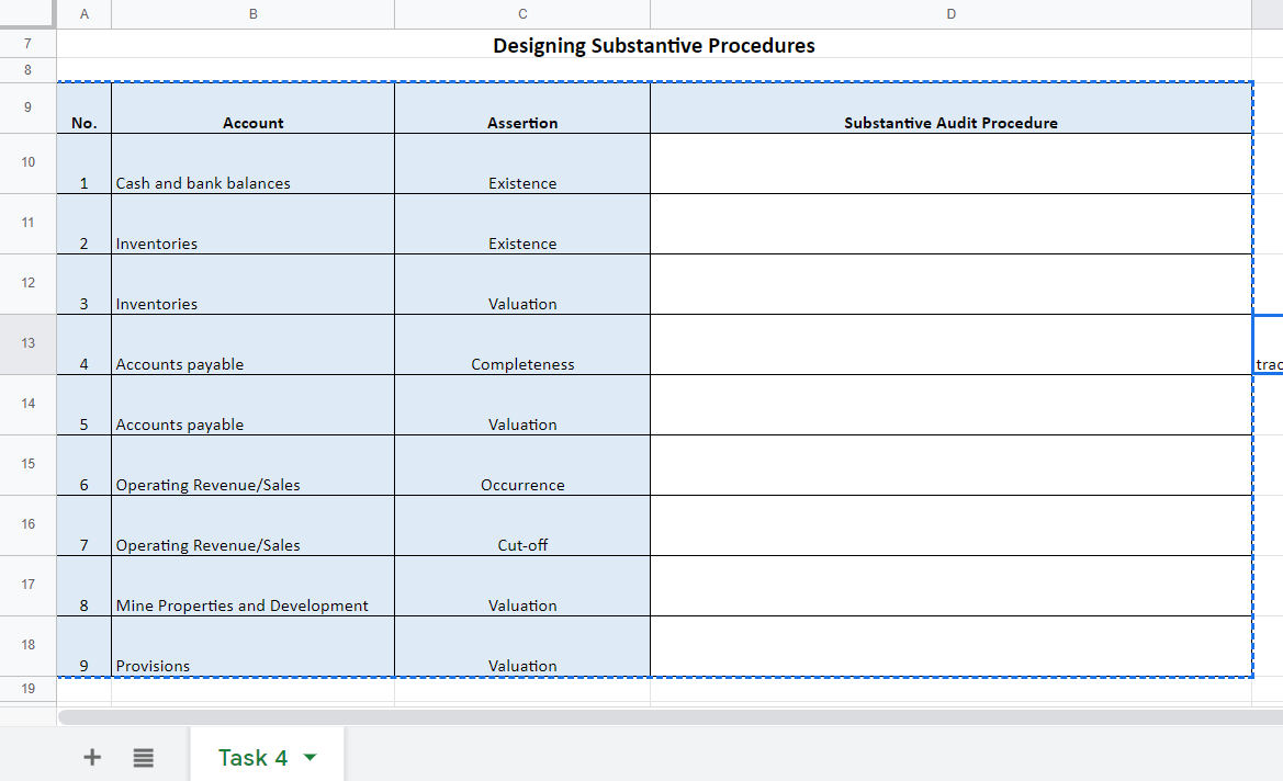 Task 4 This task requires you to respond to the