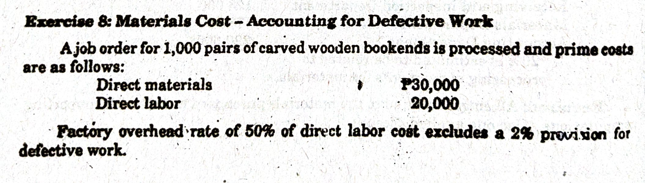 Answer Exercises 8 and 9. Follow the instructions