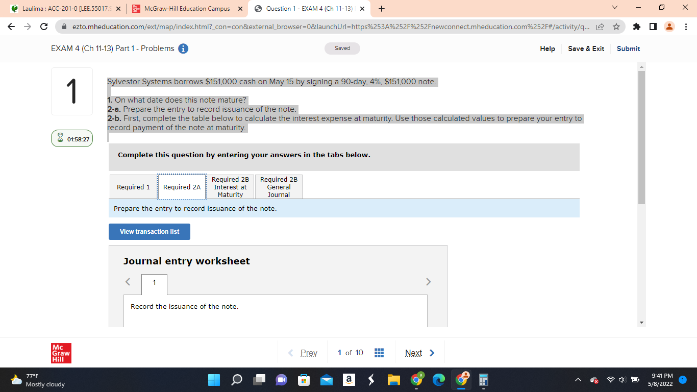 Laulima : ENG-100E-O [LEE.55113 x McGraw-Hill
