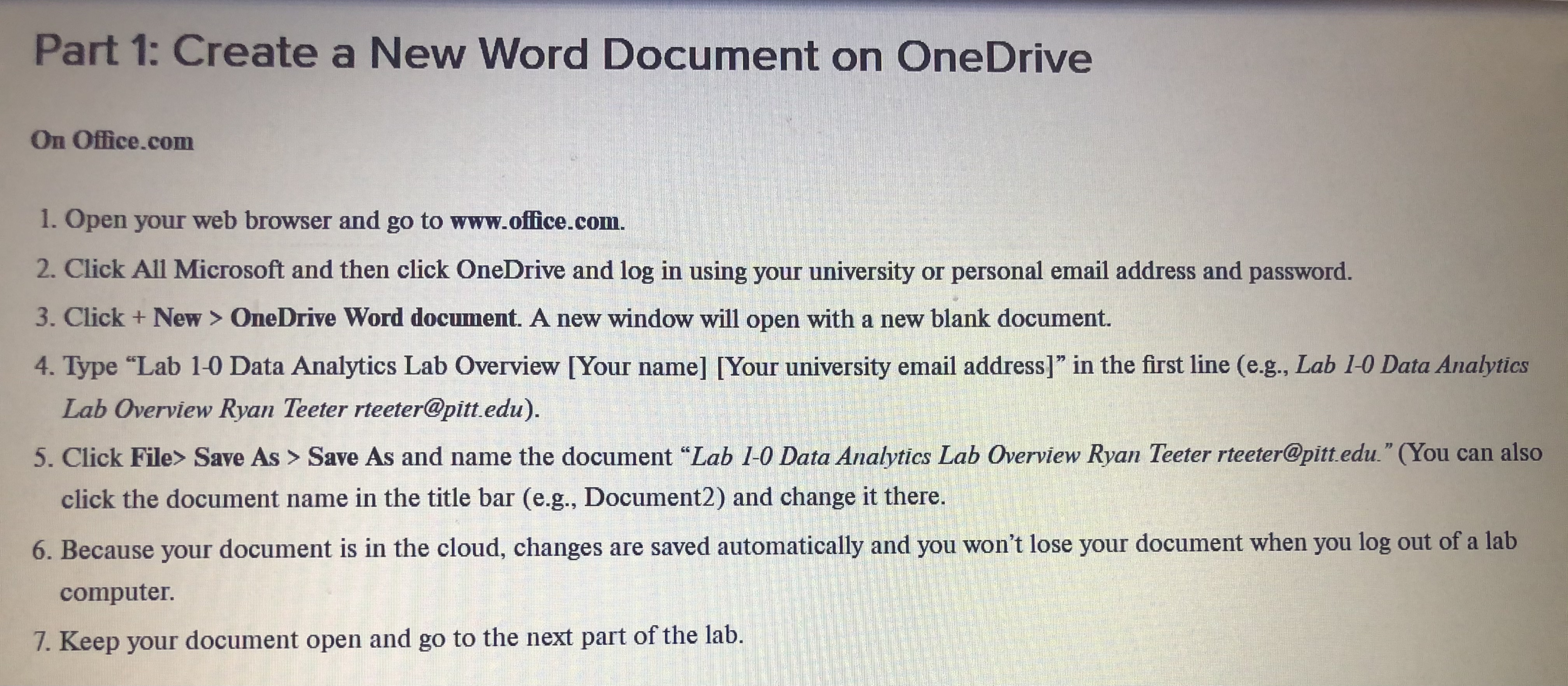 Part 2: Take a Screenshot of Your Document In