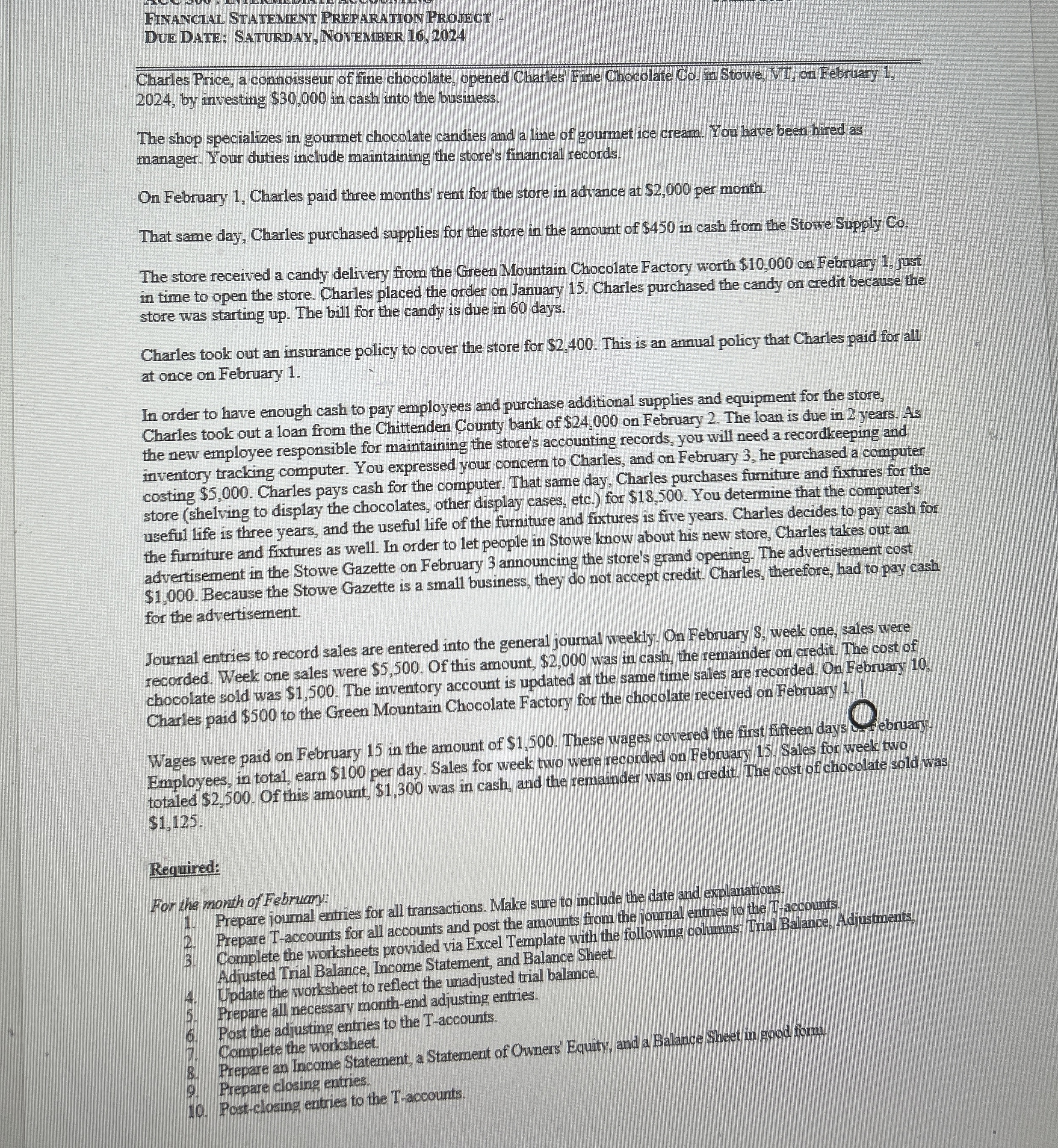 How to solve Prepare journal entries for all