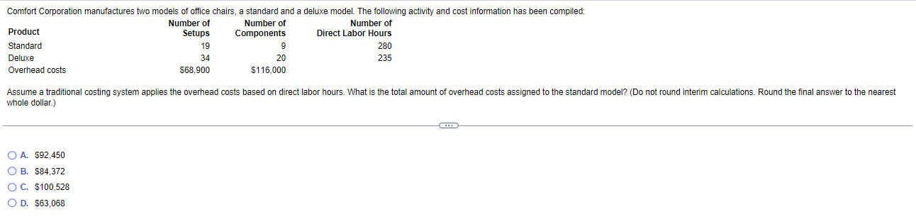 Tiger Pride produces two product lines: T-shirts