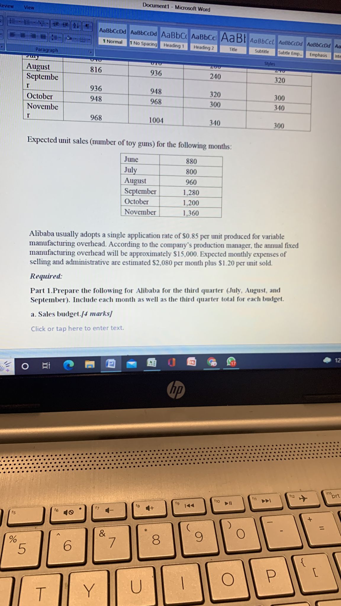 Document1 - Microsoft Word View AaBbCcDd AaBbCcDd