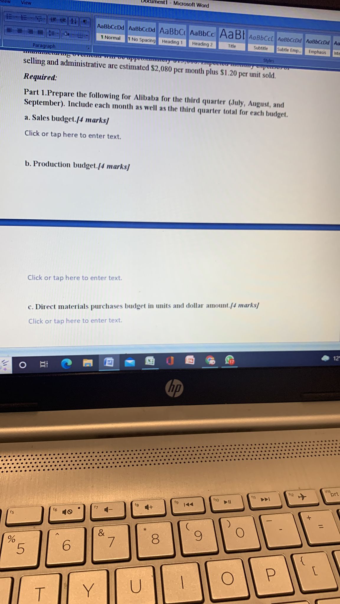 Document1 - Microsoft Word View AaBbCcDd AaBbCcDd