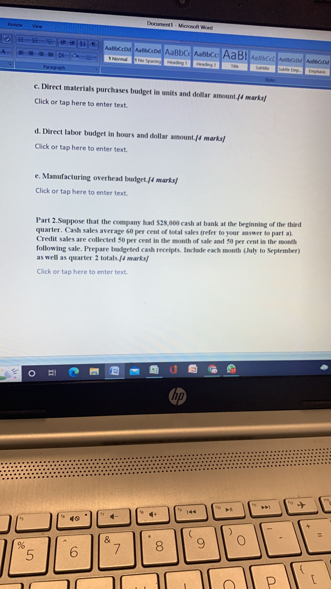 Document1 - Microsoft Word View AaBbCcDd AaBbCcDd