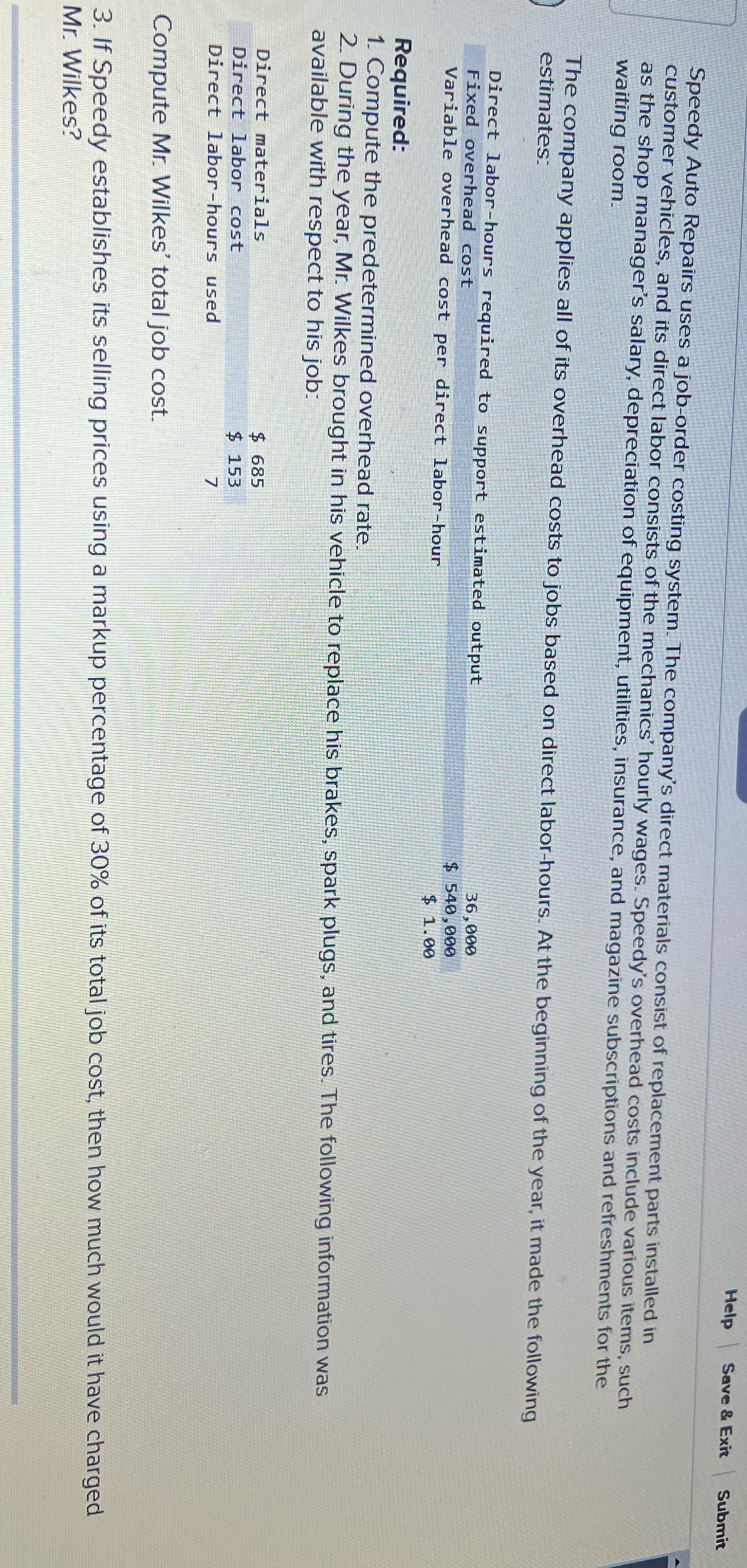 Help Save & Exit Submit Speedy Auto Repairs uses