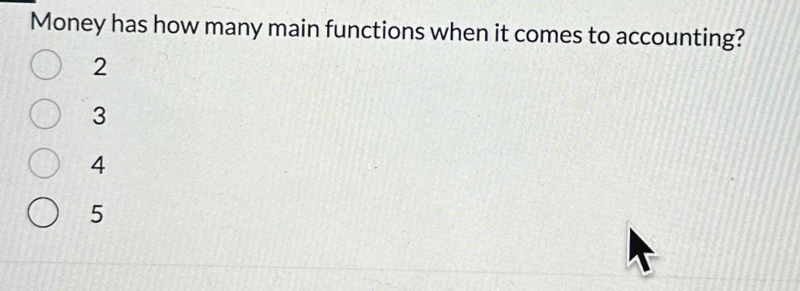 Money has how many main functions when it comes