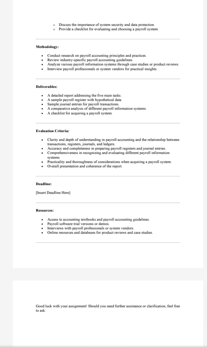 Assignment Brief Title: Comprehensive Guide to