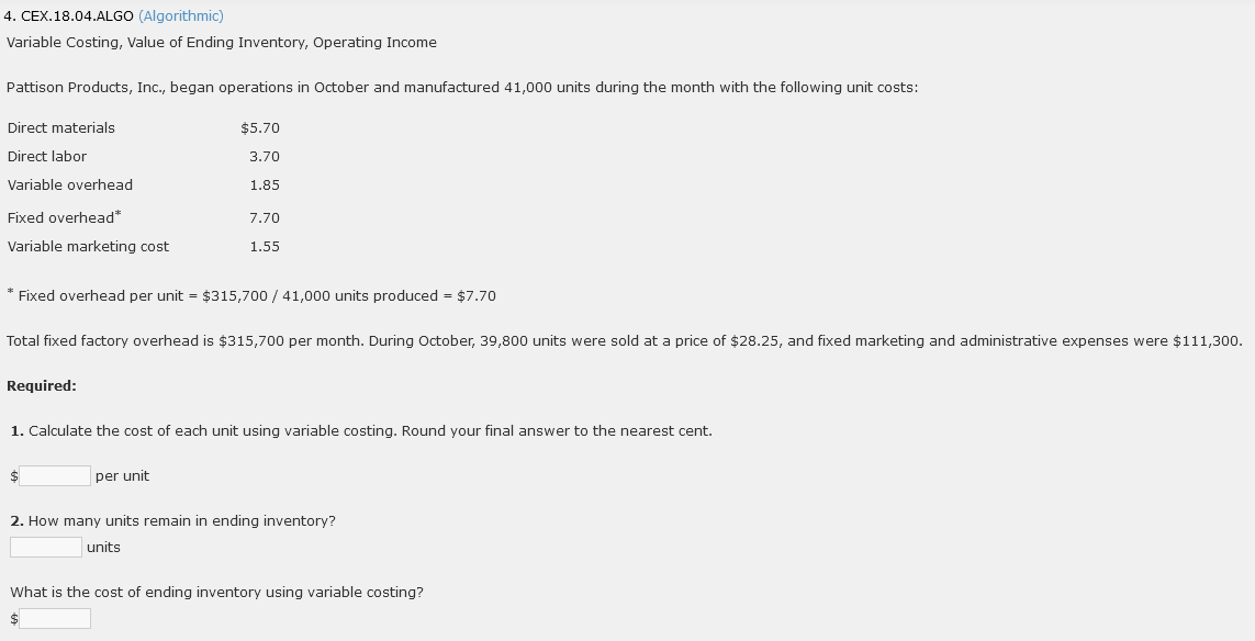 Course: Cost Management for Controllership 4.