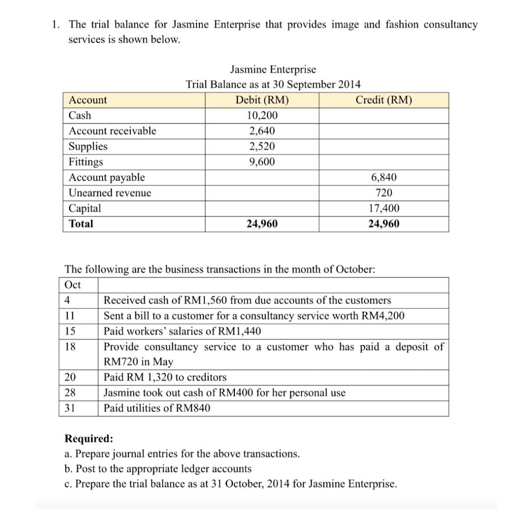 Please answer provide narrations also l. The