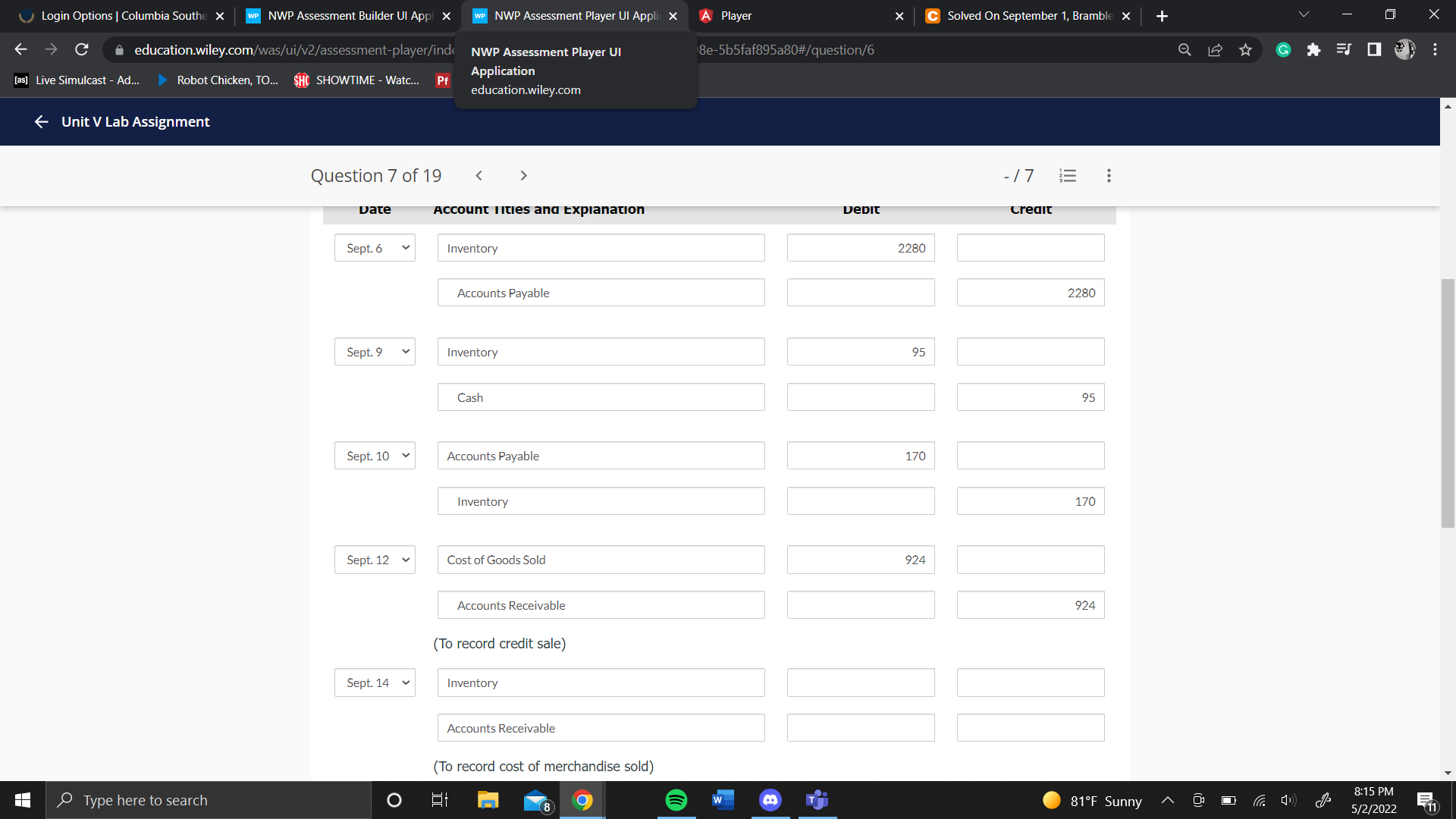Login Options | Columbia Southe X WP NWP