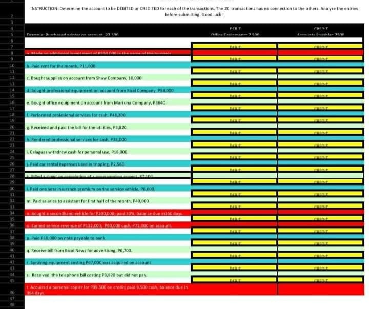 Help me please 5 Example: Purchased printer on
