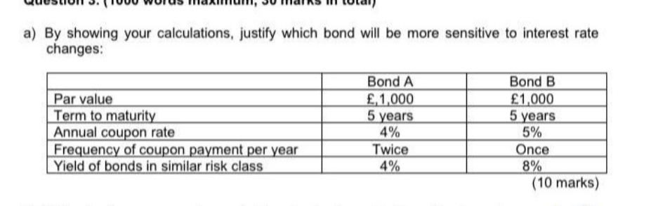 please answer a) By showing your calculations,