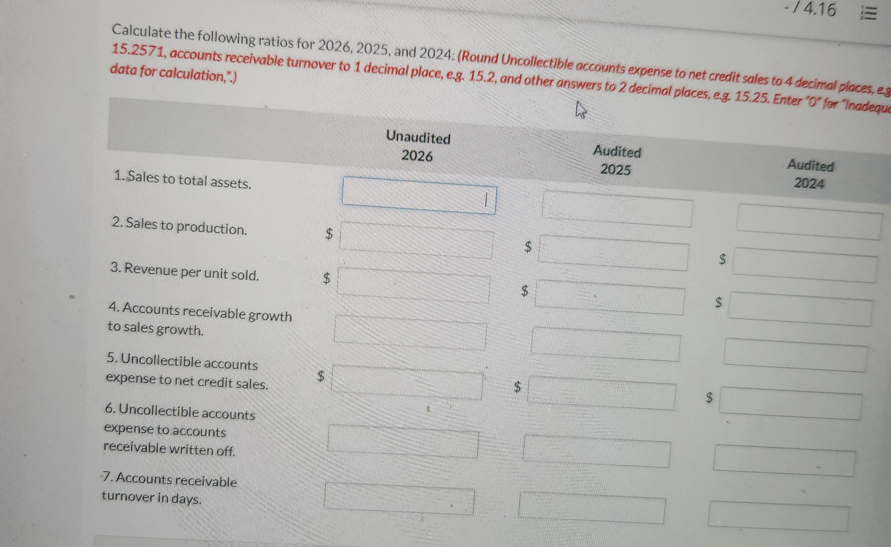Current Attempt in Progress The following data