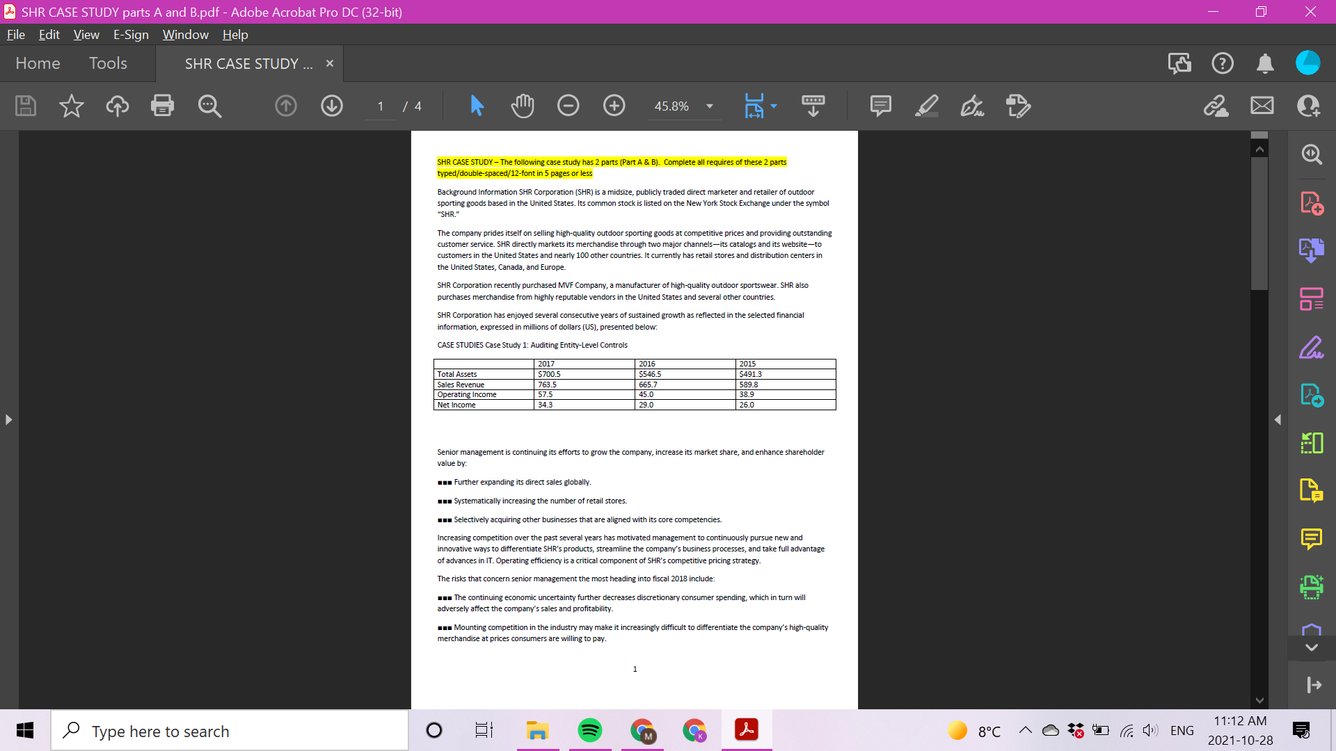 & SHR CASE STUDY parts A and B.pdf - Adobe