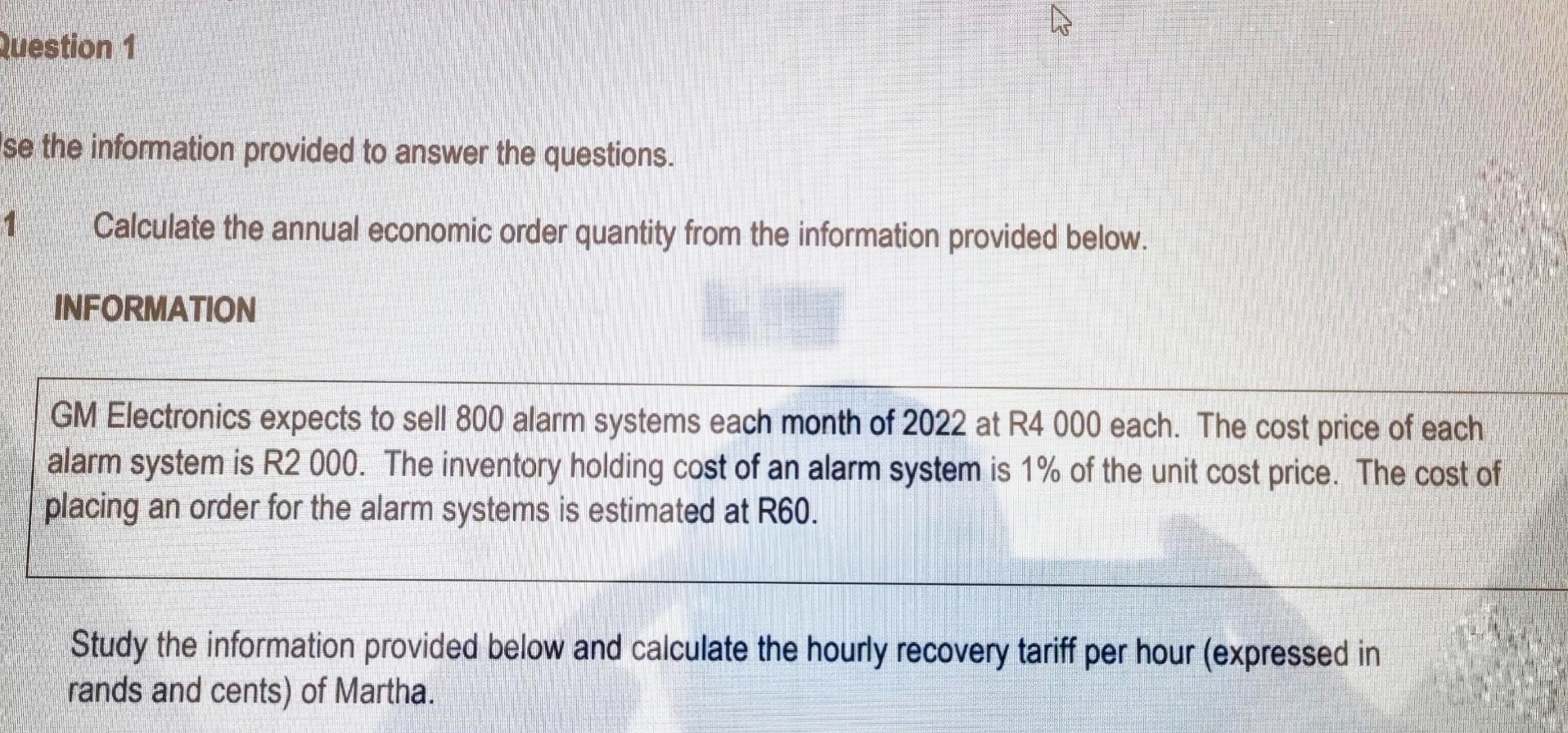 please answer the question within 30 minutes.