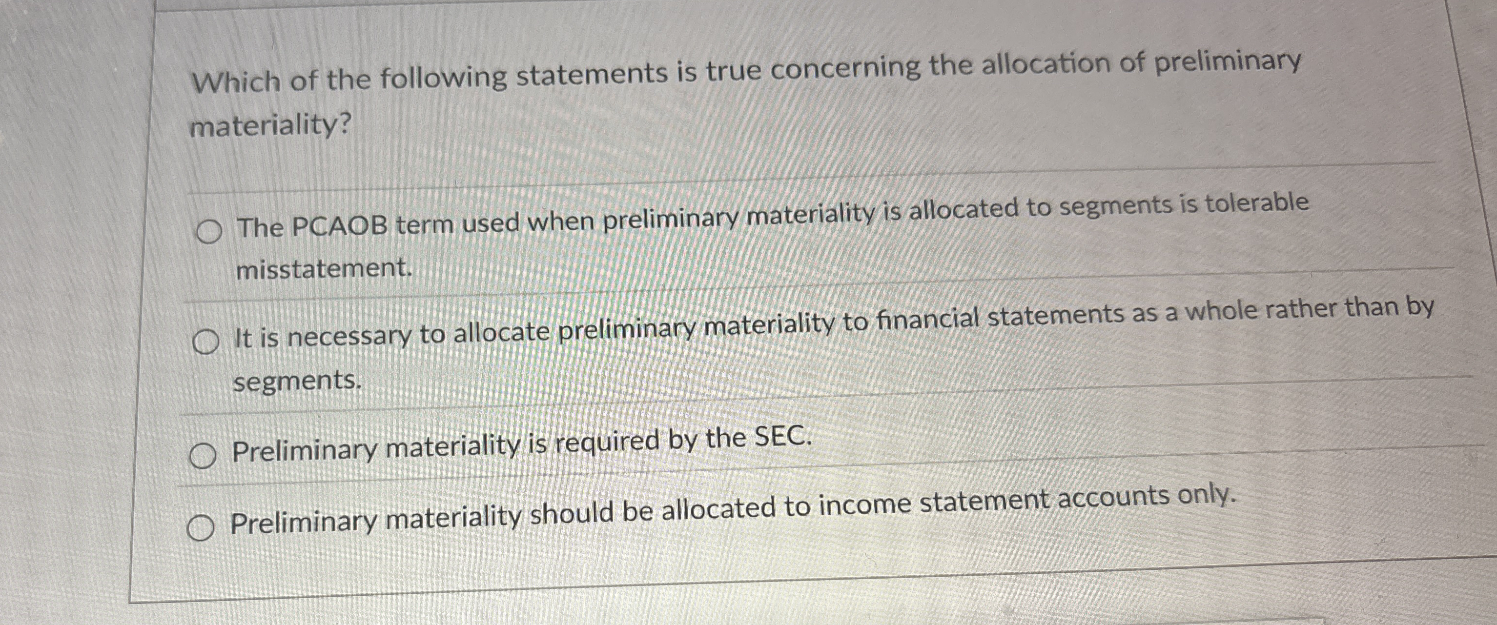 Which of the following statements is true