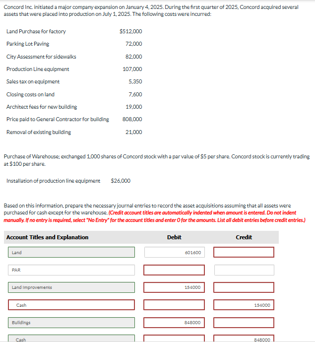 Concord Inc. initiated a major company expansion