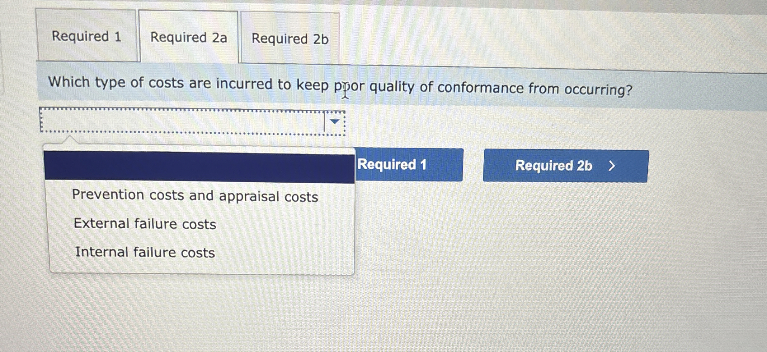 Required 1 Required 2 a Required 2 b Which type