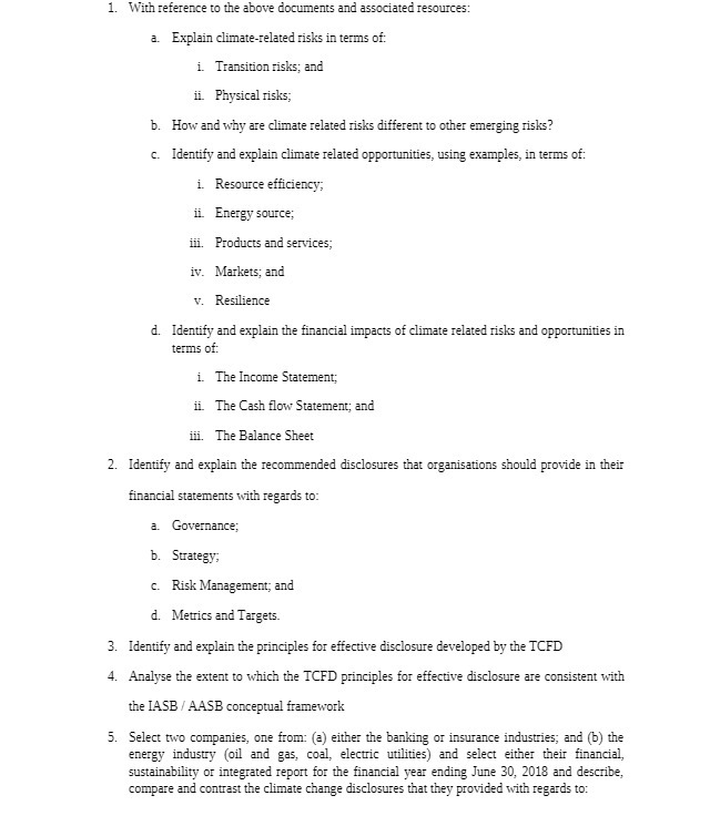 1. With reference to the above documents and