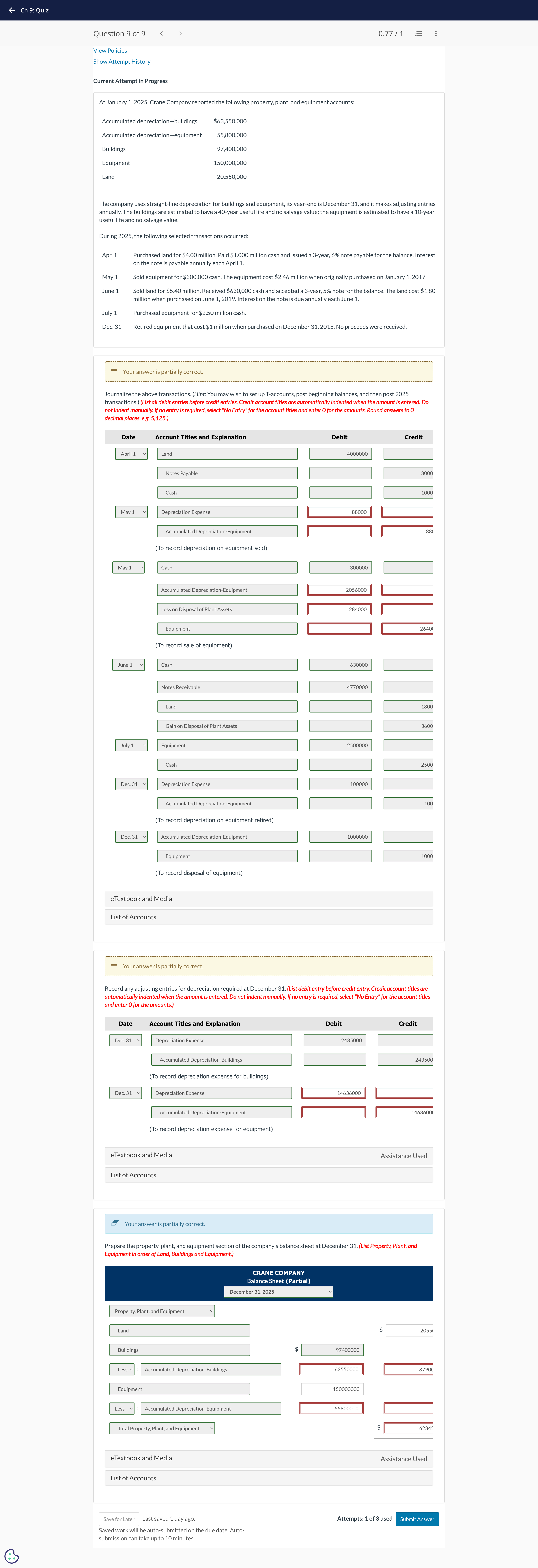 I just need help correcting my numbers