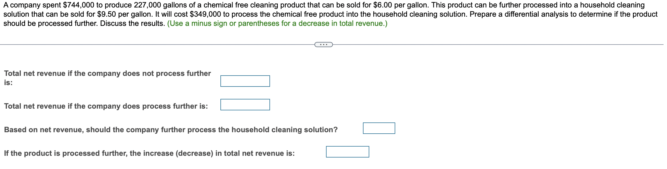 Snyder Company manufactures large metal widgets.