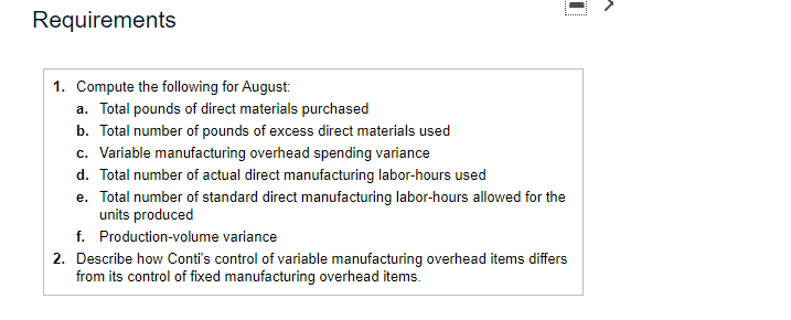 \fAt the 30,000 budgeted direct manufacturing