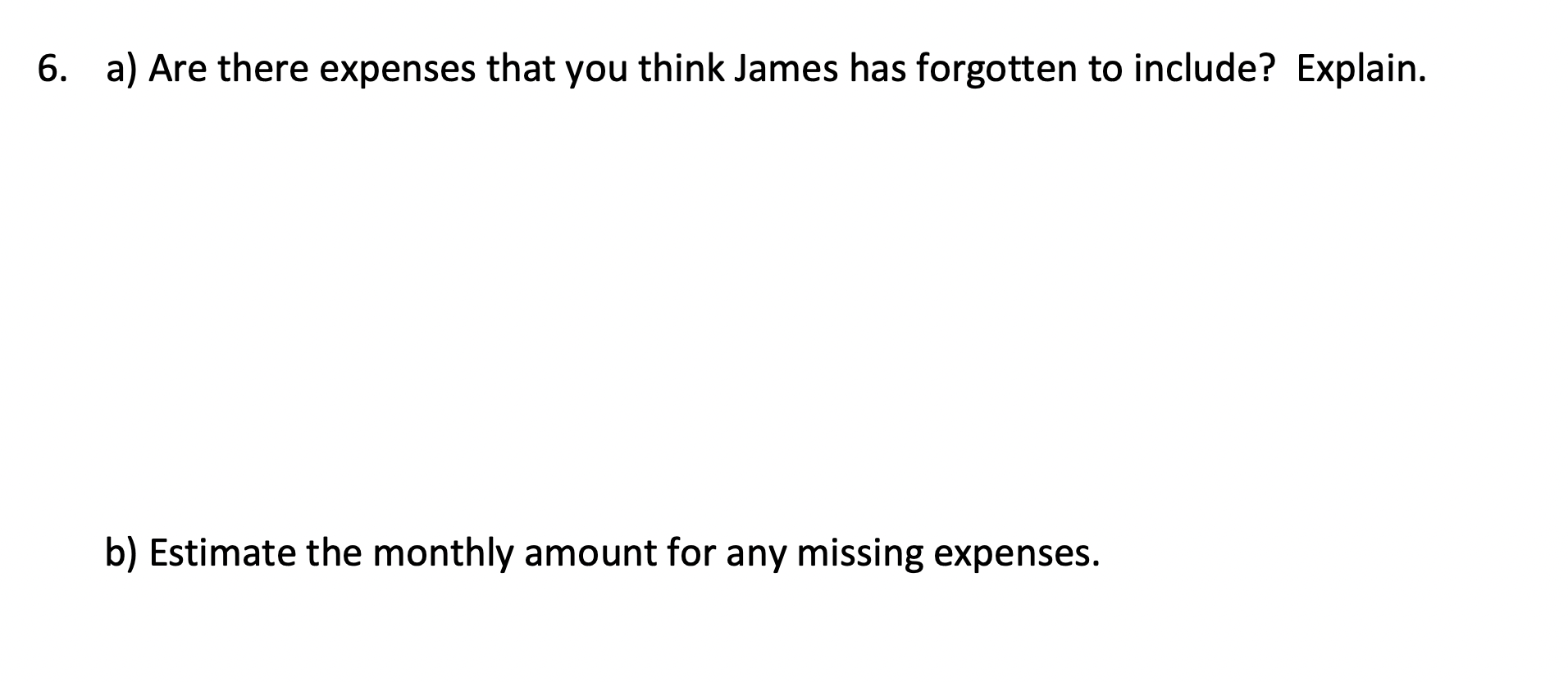 Read the case study below, and complete the